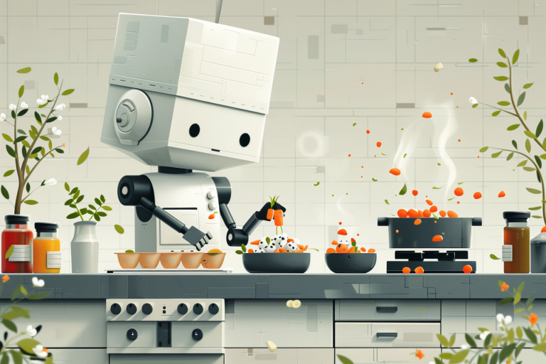 Robot Cooking Foods